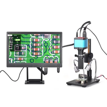 120X C-mount CCD Objektiv 1080P, USB Port Podržava TF Kartice HY-2307su 14MP Industrijski Mikroskop Skladište