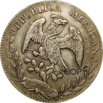 1882 Meksiko 90% prigodnu 8 Reale Mo Mh Primjerak Kovanice