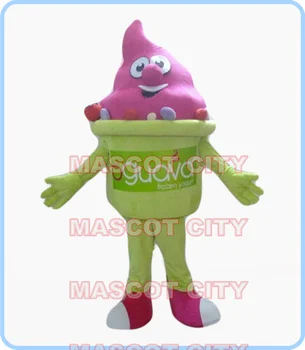 Maskota sladoled maskota odijelo sladoled od jagode okus sladoleda tema anime cosplay kostime za karneval маскарадное haljina 2555