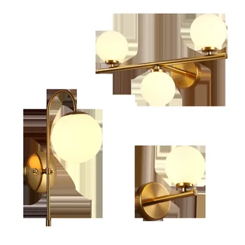Suvremeni Skandinavski Stakleni Meta Crna/zlatna Kugla Klasicni Starinski Zidna Lampa E27 Potkrovlje Za Kafića, Spavaće sobe, Predsoblja hanglamp